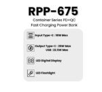 REMAX RPP-675 Container Series PD+QC Fast Charging Power Bank ( 20000mah ) - Image 3