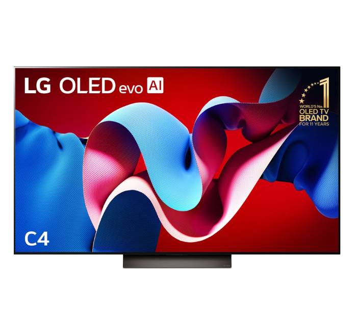 LG65OLED65C4PSA LG 65 inch OLED evo C4 4K Smart TV OLED65C4PSA - Image 1